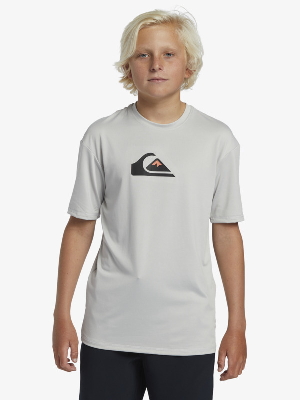 Solid Streak - Short Sleeve UPF 50 Surf T-Shirt for Boys 8-16  EQBWR03227