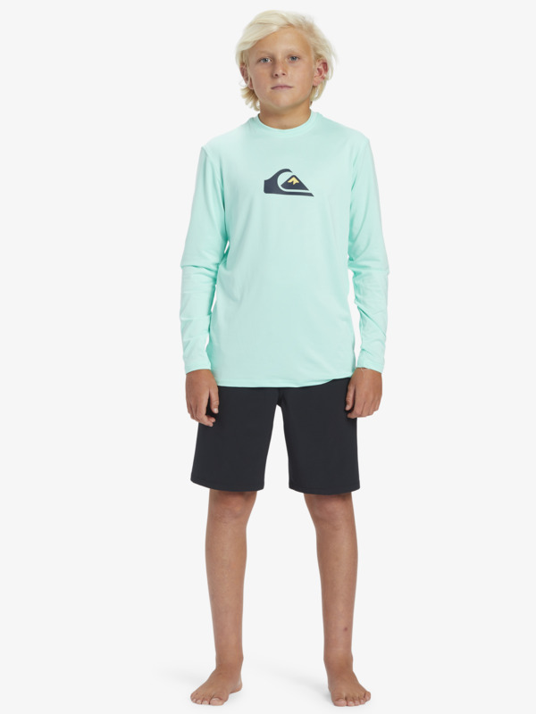 Solid Streak - Long Sleeve UPF 50 Surf T-Shirt for Boys 8-16  EQBWR03228
