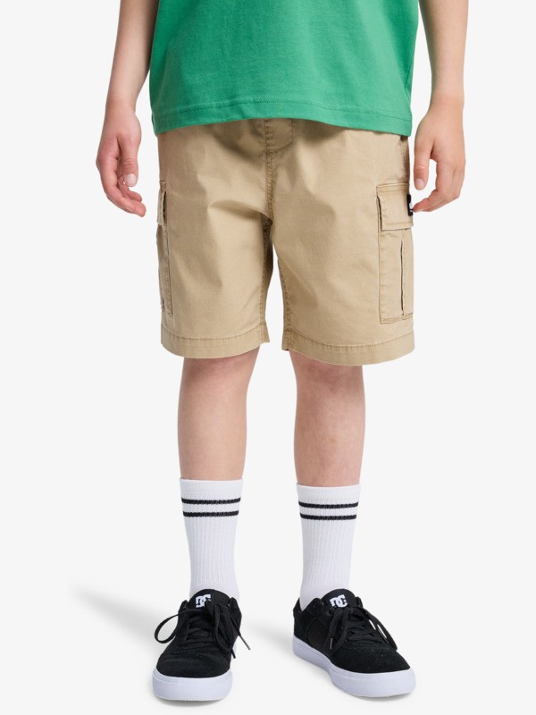 Taxer - Elasticated Cargo Shorts for Boys 8-16  EQBWS03384
