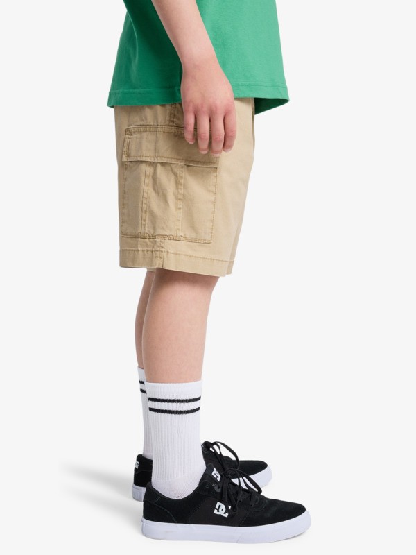 Taxer - Elasticated Cargo Shorts for Boys 8-16  EQBWS03384