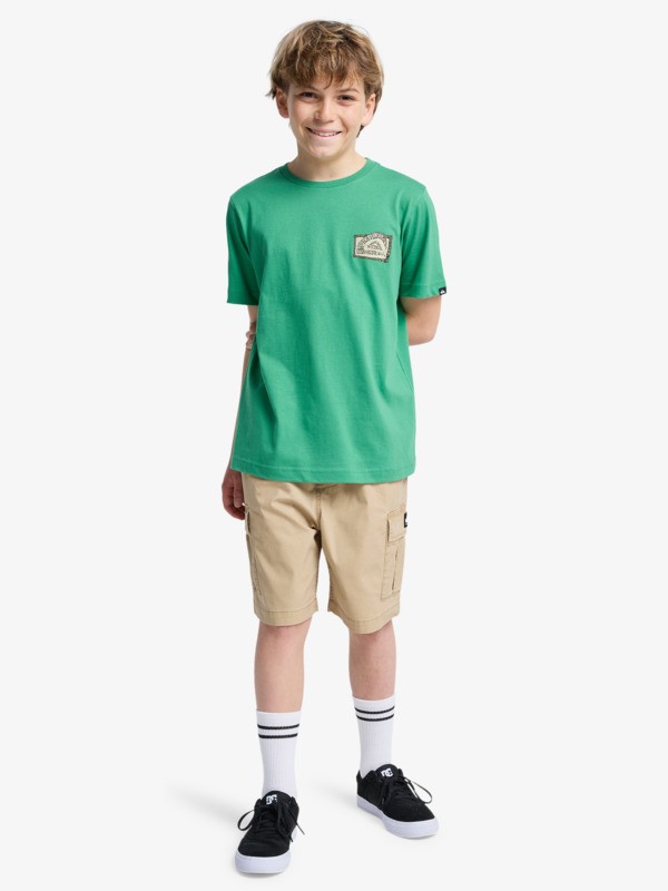 Taxer - Elasticated Cargo Shorts for Boys 8-16  EQBWS03384
