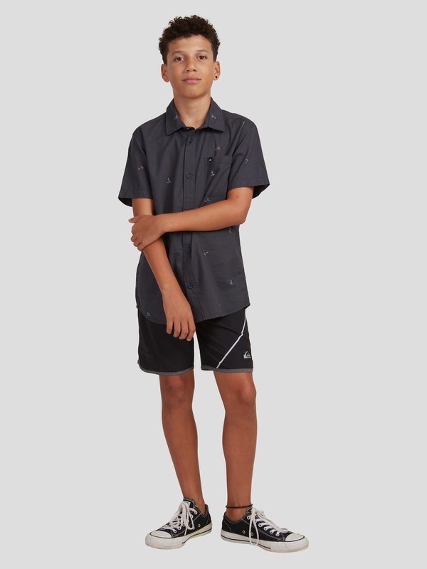 Yacht Rock - Short Sleeve Shirt for Boys 8-16 EQBWT03311