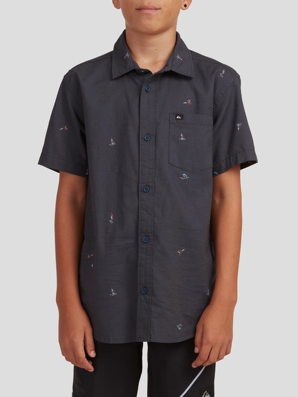 Yacht Rock - Short Sleeve Shirt for Boys 8-16 EQBWT03311