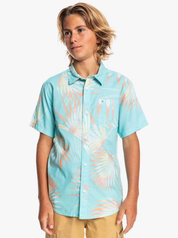 Pop Tropic - Short Sleeve Shirt for Boys 8-16  EQBWT03342