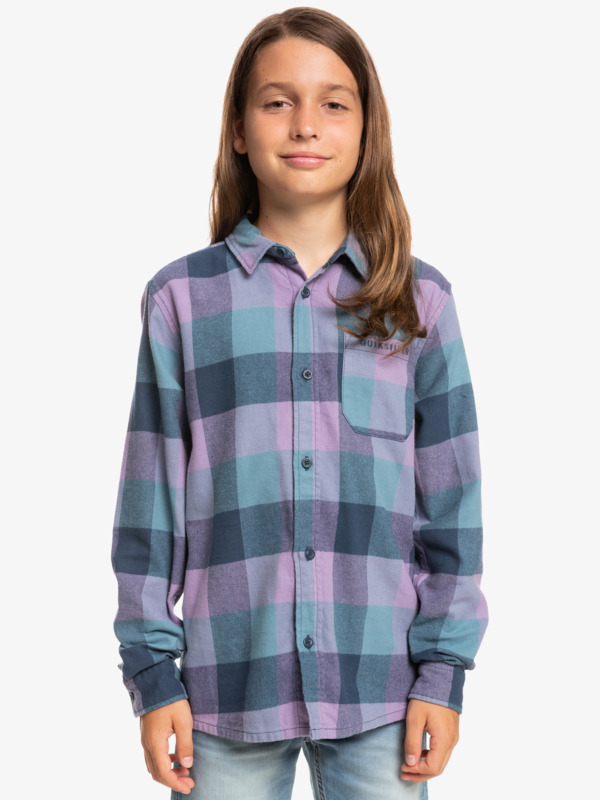 Motherfly - Long Sleeve Flannel Shirt for Boys  EQBWT03356