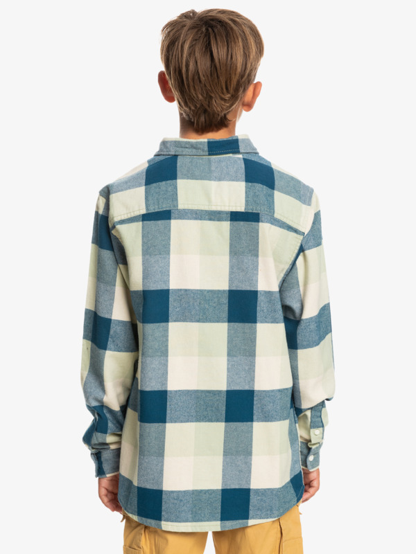 Motherfly - Long Sleeve Flannel Shirt for Boys  EQBWT03356