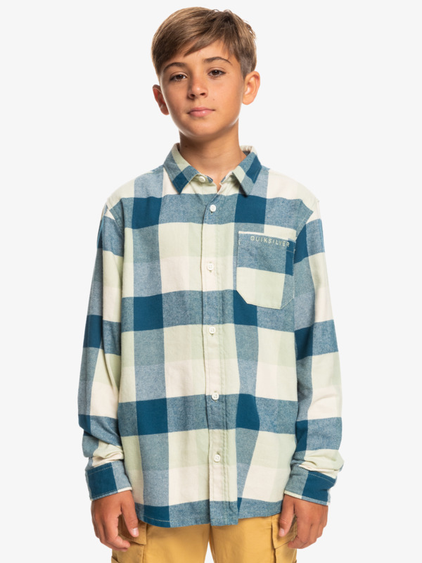 Motherfly - Long Sleeve Flannel Shirt for Boys  EQBWT03356