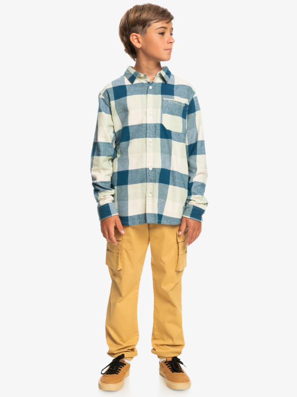 Motherfly - Long Sleeve Flannel Shirt for Boys  EQBWT03356