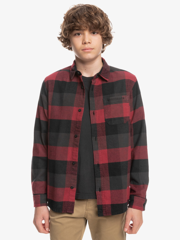Motherfly - Long Sleeve Flannel Shirt for Boys  EQBWT03356