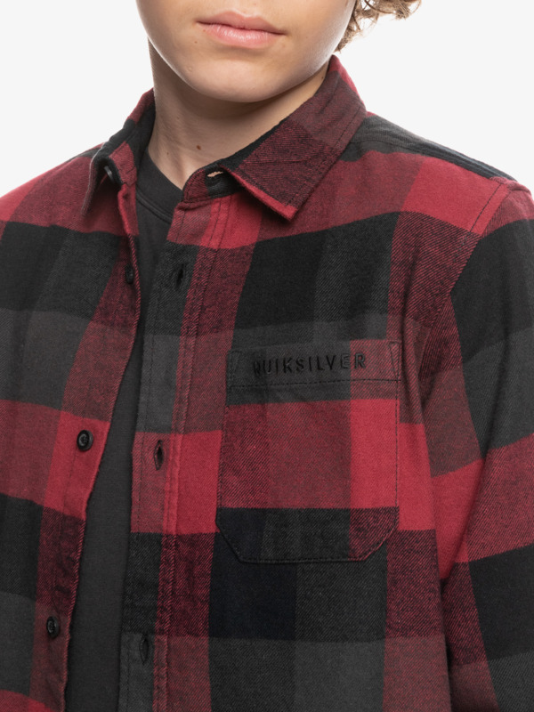 Motherfly - Long Sleeve Flannel Shirt for Boys  EQBWT03356