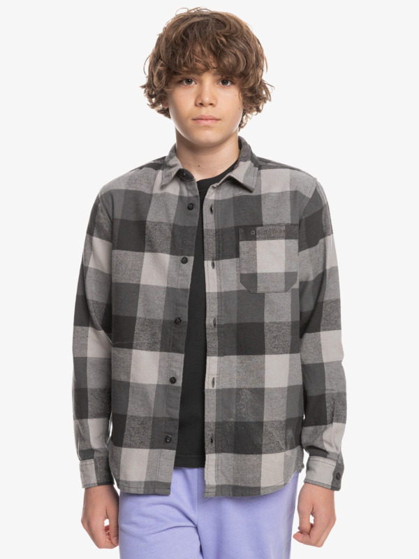 Motherfly - Long Sleeve Flannel Shirt for Boys EQBWT03356