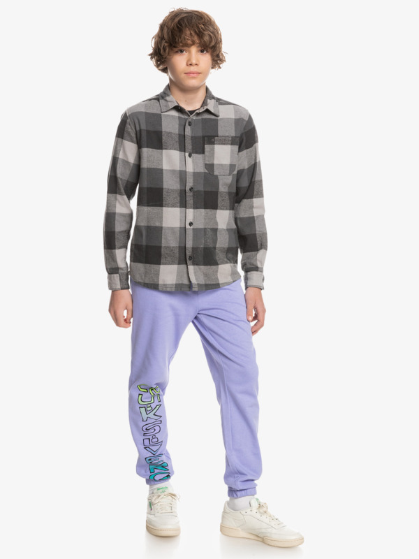 Motherfly - Long Sleeve Flannel Shirt for Boys EQBWT03356