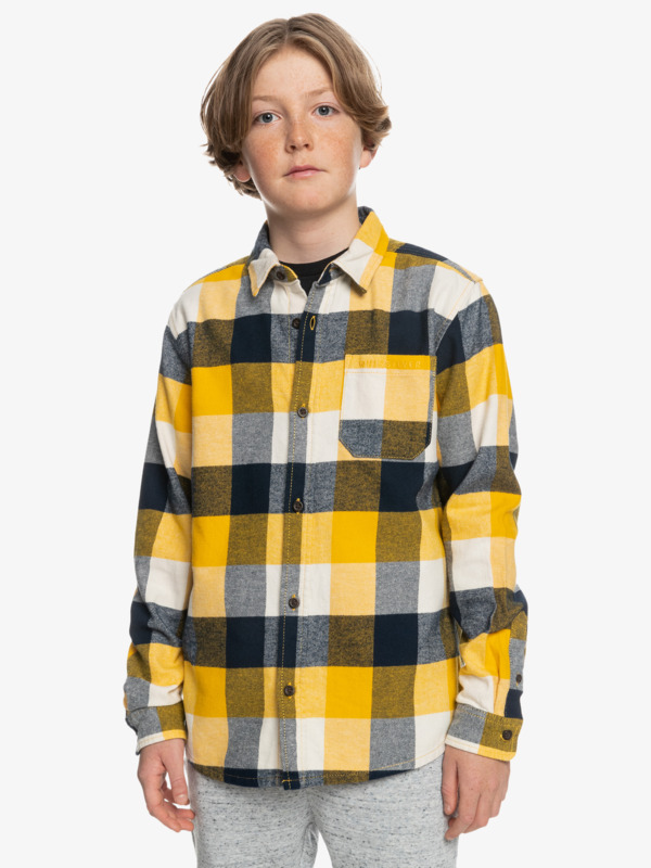 Motherfly - Long Sleeve Flannel Shirt for Boys  EQBWT03356