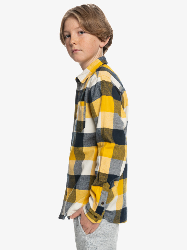 Motherfly - Long Sleeve Flannel Shirt for Boys  EQBWT03356