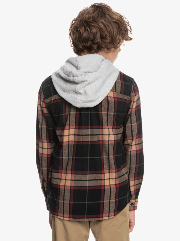 Halidon Hooded Long Sleeve Shirt for Boys Quiksilver