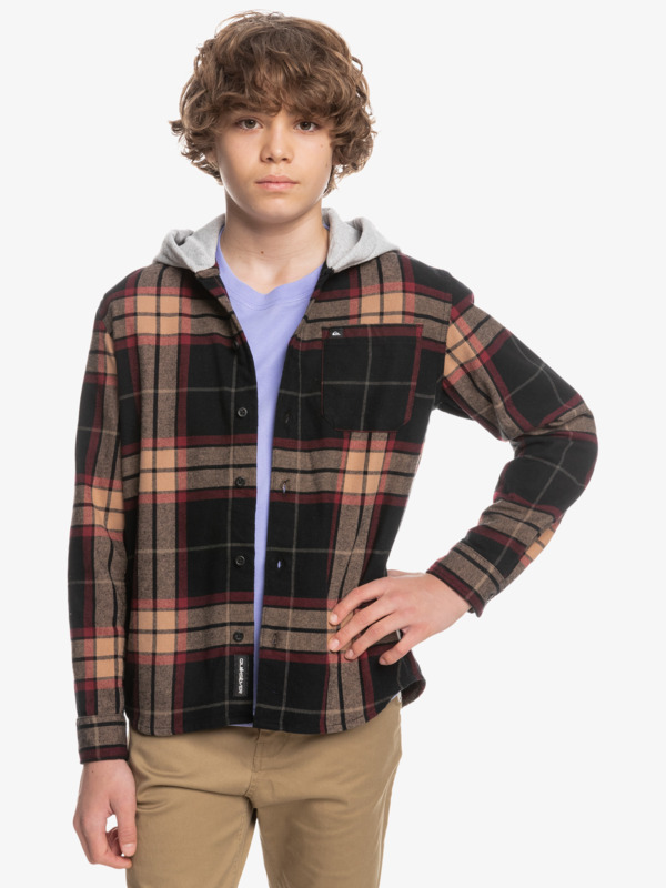 Boys shirt with hood sale