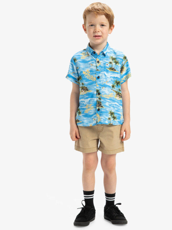 Safe Paradise - Short Sleeves Shirt for Boys 8 - 16  EQBWT03401