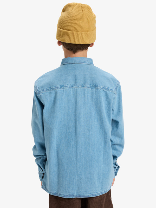 Bozeman Denim - Long Sleeve Denim Shirt for Boys 8-16  EQBWT03406