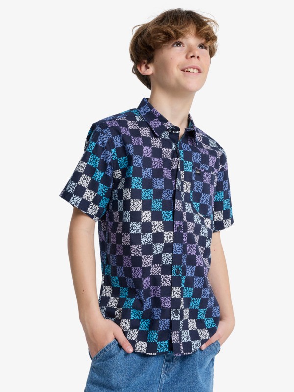 Apero Classic - Short Sleeve Shirt for Boys 8-16  EQBWT03412