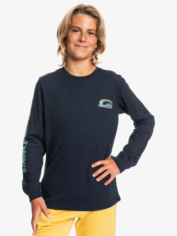 Stacked - Long Sleeve T-Shirt for Boys 8-16  EQBZT04443