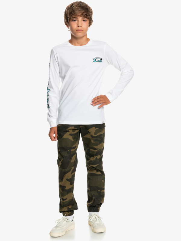 Stacked - Long Sleeve T-Shirt for Boys 8-16  EQBZT04443