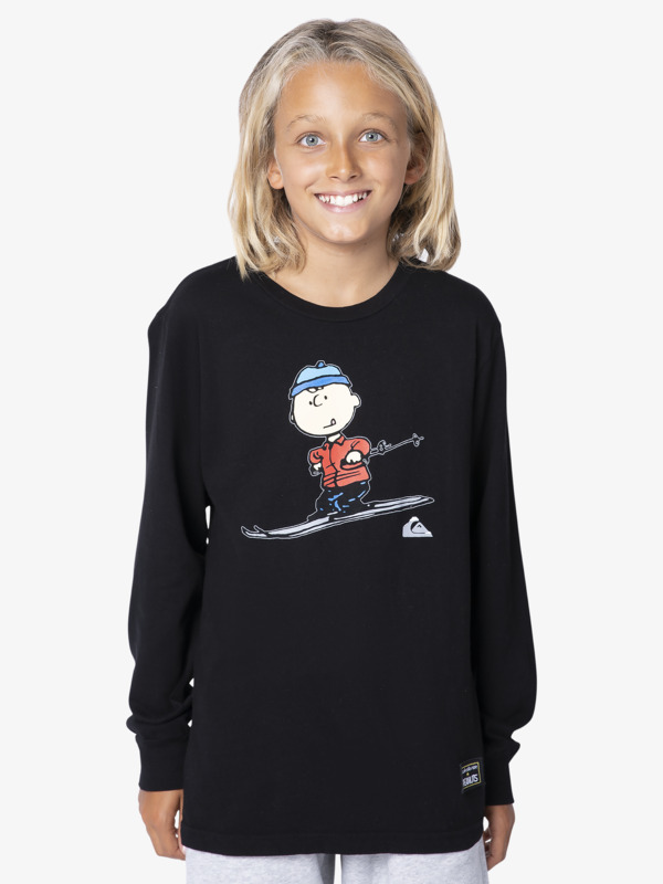 Peanuts Downhill Fun - Long Sleeve T-Shirt for Boys 8-16 EQBZT04495