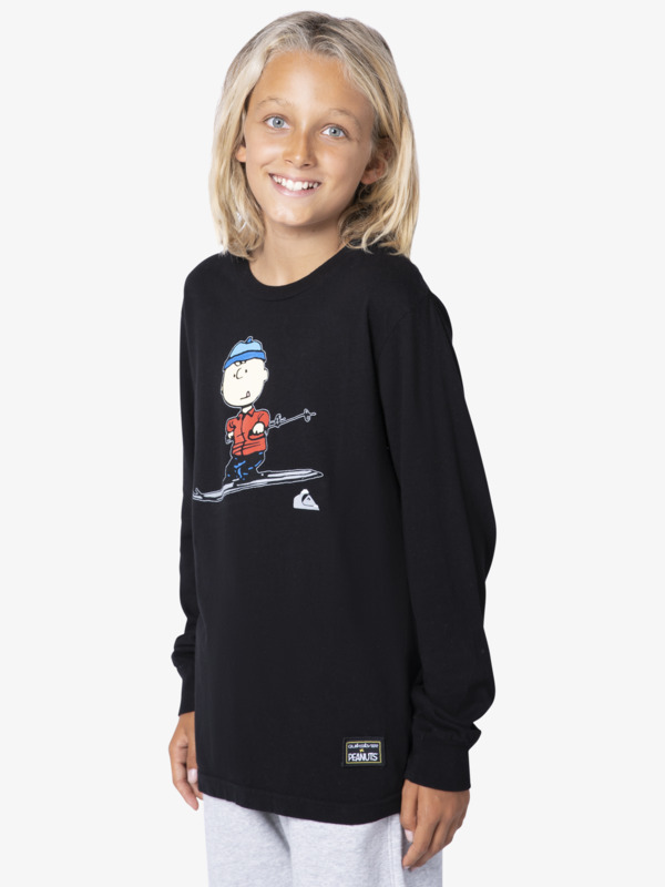 Peanuts Downhill Fun - Long Sleeve T-Shirt for Boys 8-16 EQBZT04495