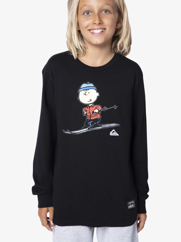 Peanuts Downhill Fun - Long Sleeve T-Shirt for Boys 8-16 EQBZT04495