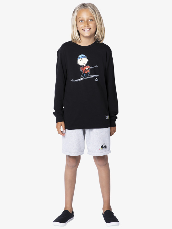 Peanuts Downhill Fun - Long Sleeve T-Shirt for Boys 8-16 EQBZT04495