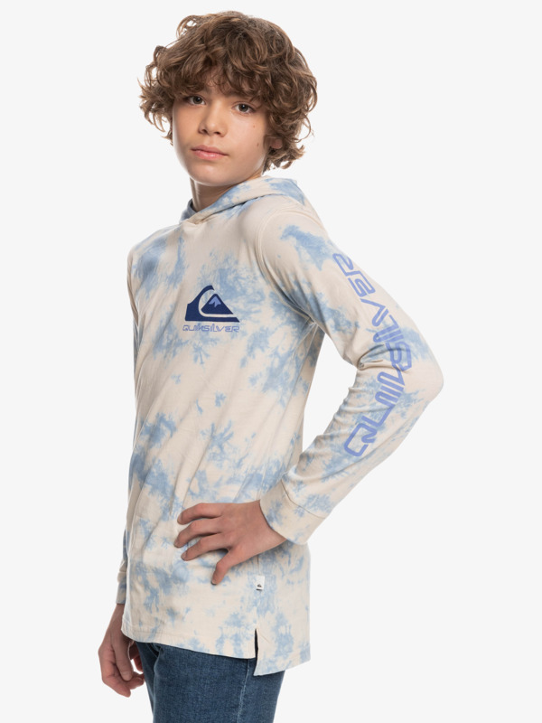 Omni Logo - Long Sleeve Hooded T-Shirt for Boys EQBZT04527