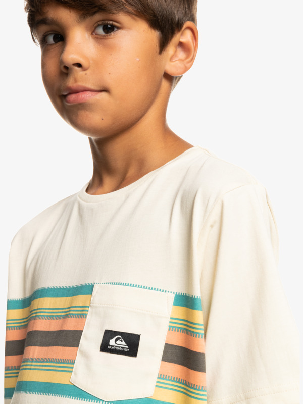 Surfadelica Stripe - Pocket T-Shirt for Boys 8-16  EQBZT04608