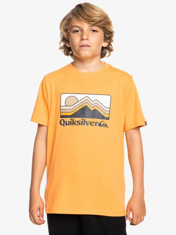 QS Gradient Mountains - Short Sleeves T-shirt for Boys 8 - 16  EQBZT04795