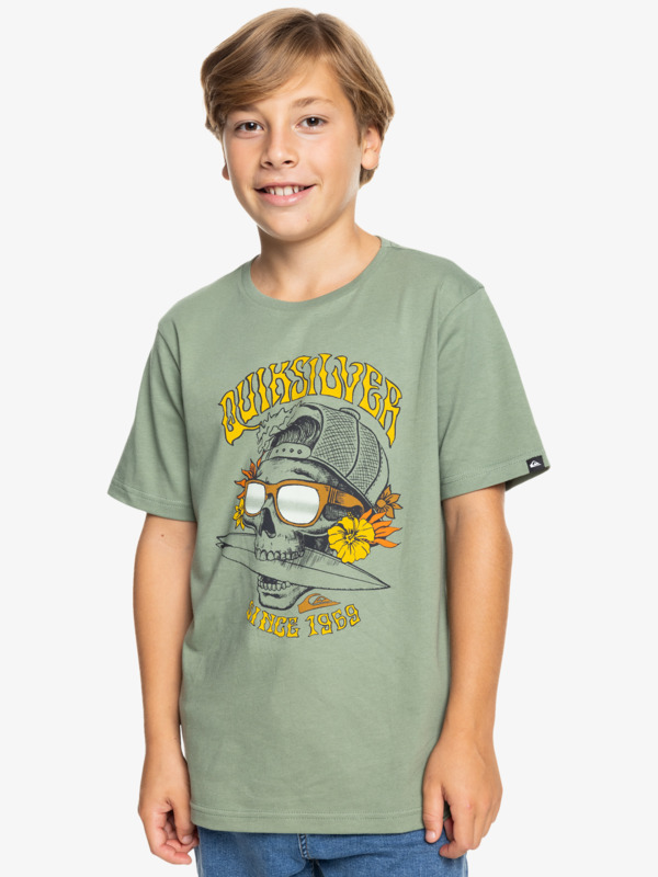 QS Skull 69 - Short Sleeves T-shirt for Boys 8 - 16  EQBZT04796