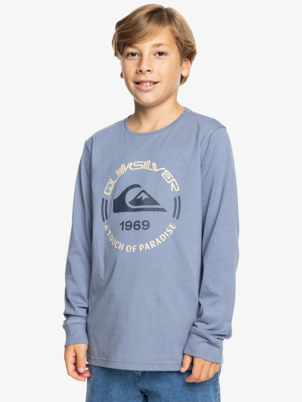 Circle Logo - Long Sleeves T-shirt for Boys 8 - 16  EQBZT04801