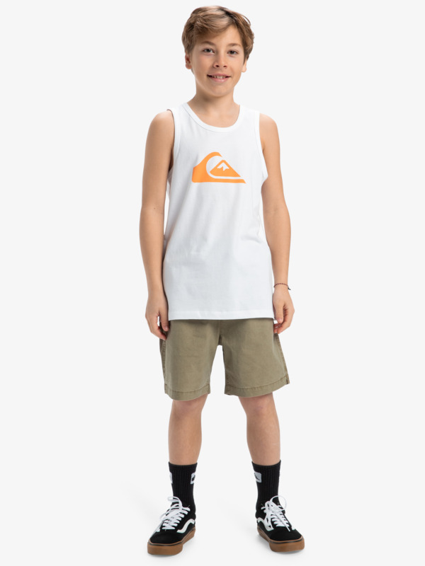 EV Comp Logo - Muscle Tank for Boys 8 - 16  EQBZT04841