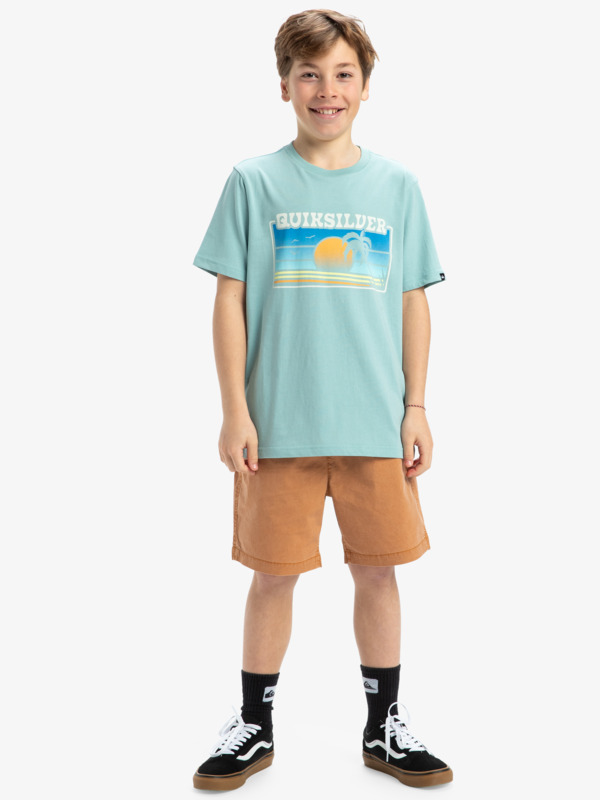 Ev Sun Faded - Short Sleeves T-Shirt for Boys 8 - 16  EQBZT04845