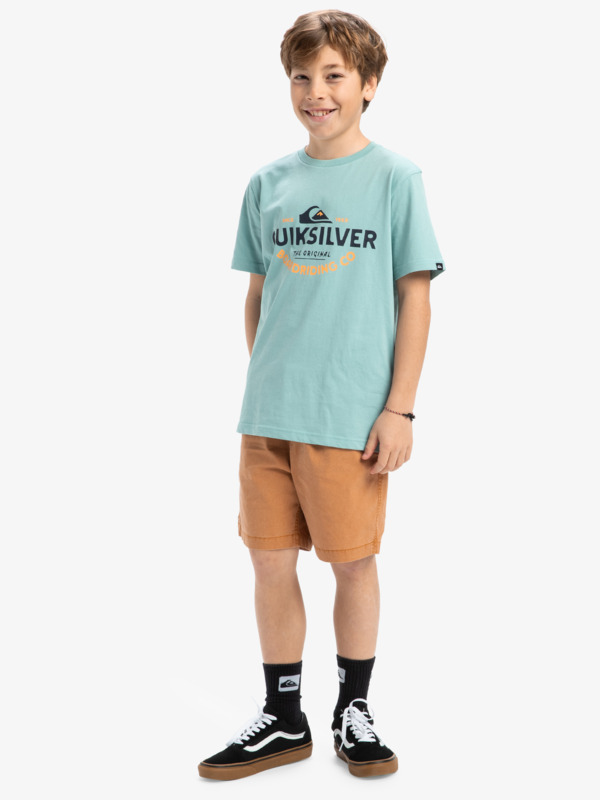 Ev Typed Out - Short Sleeves T-Shirt for Boys 8 - 16  EQBZT04847