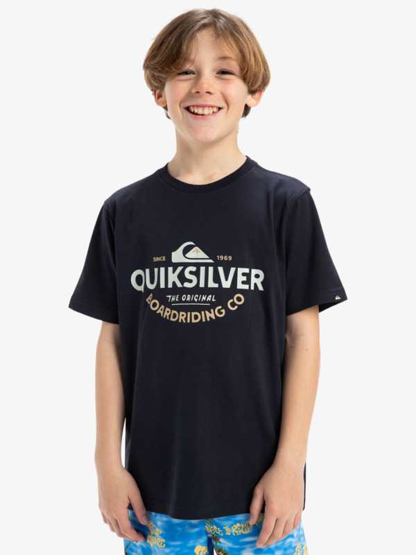 Ev Typed Out - Short Sleeves T-Shirt for Boys 8 - 16  EQBZT04847