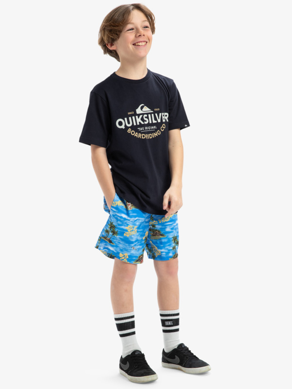 Ev Typed Out - Short Sleeves T-Shirt for Boys 8 - 16  EQBZT04847