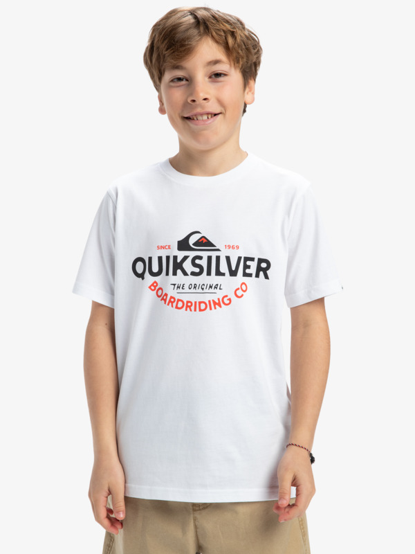 Ev Typed Out - Short Sleeves T-Shirt for Boys 8 - 16  EQBZT04847