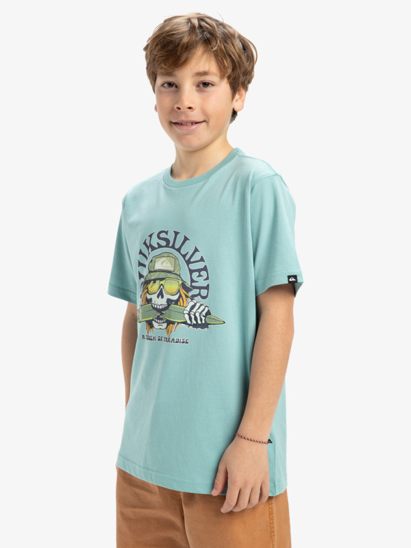 Ev Skull Feast - Short Sleeves T-Shirt for Boys 8 - 16  EQBZT04850