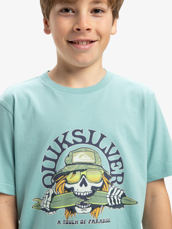 Ev Skull Feast - Short Sleeves T-Shirt for Boys 8 - 16  EQBZT04850