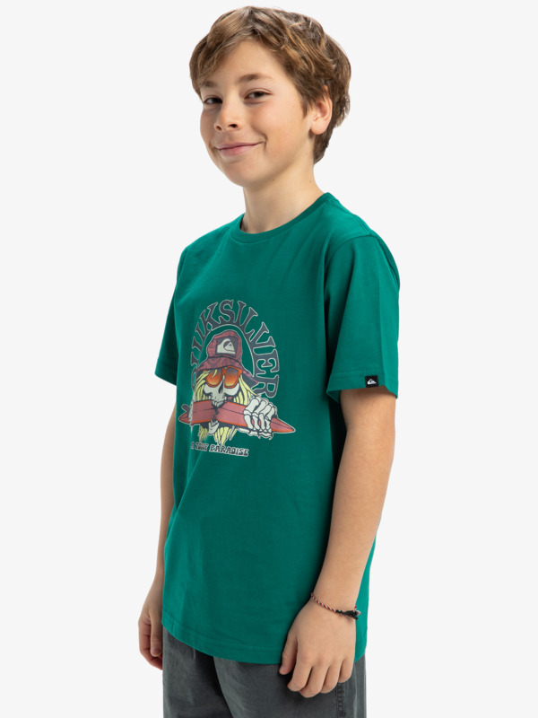 Ev Skull Feast - Short Sleeves T-Shirt for Boys 8 - 16  EQBZT04850