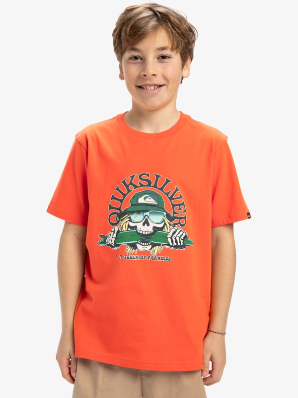 Ev Skull Feast - Short Sleeves T-Shirt for Boys 8 - 16  EQBZT04850