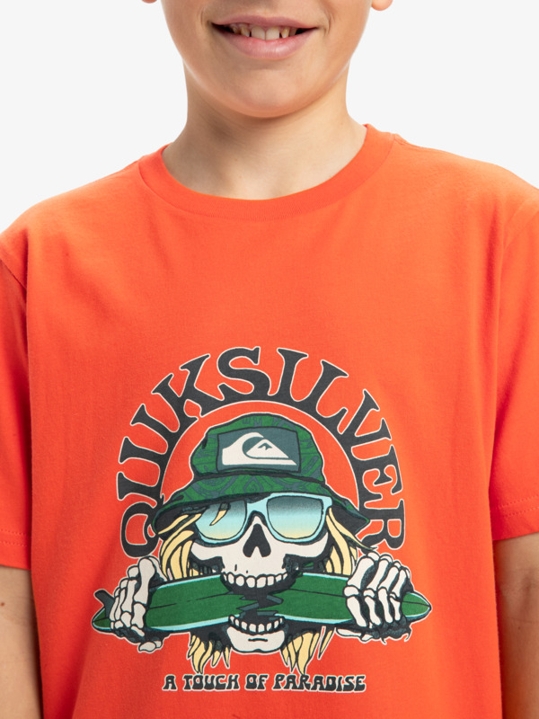 Ev Skull Feast - Short Sleeves T-Shirt for Boys 8 - 16  EQBZT04850