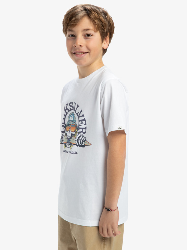 Ev Skull Feast - Short Sleeves T-Shirt for Boys 8 - 16  EQBZT04850