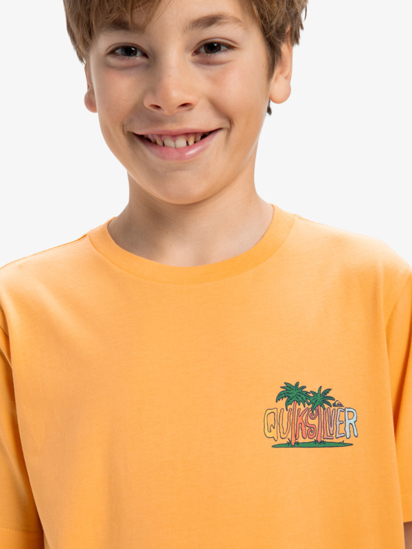 Ev Sunny Palms - Short Sleeves T-Shirt for Boys 8 - 16  EQBZT04855