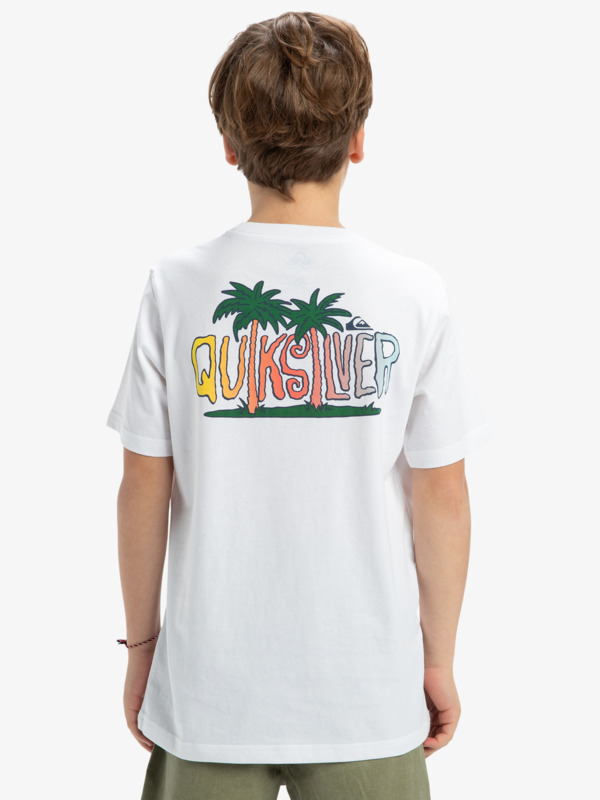 Ev Sunny Palms - Short Sleeves T-Shirt for Boys 8 - 16  EQBZT04855