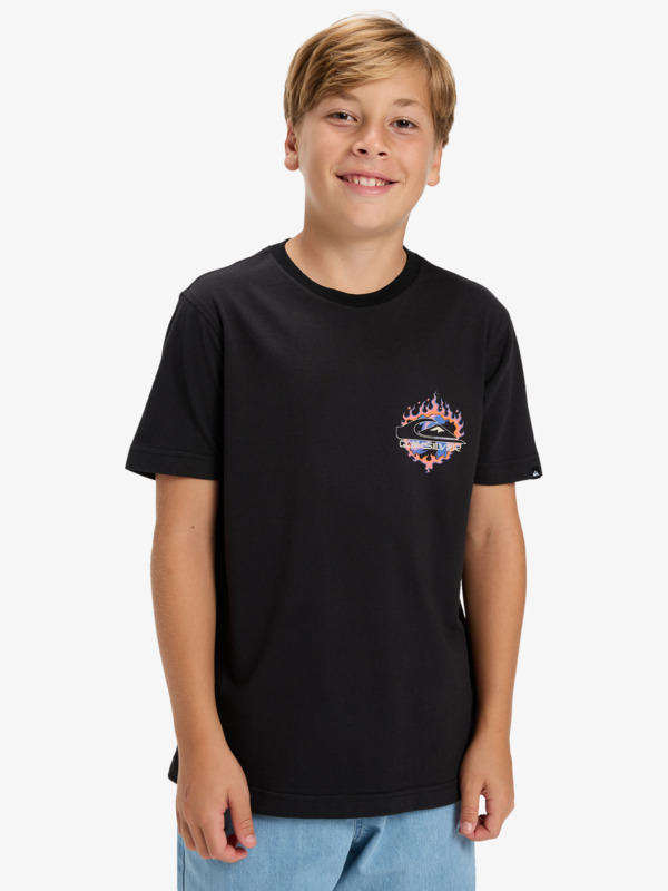 Ev In Flames - Short Sleeve T-Shirt for Boys 8-16  EQBZT04901