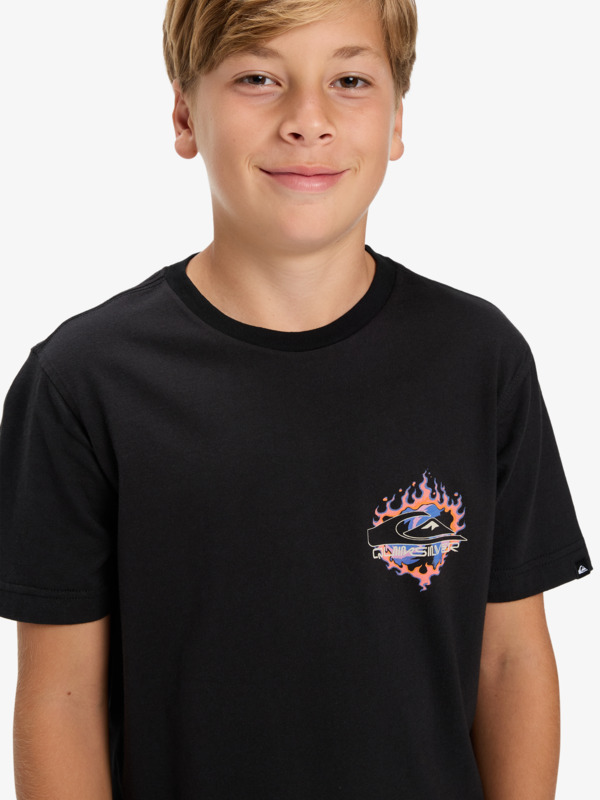 Ev In Flames - Short Sleeve T-Shirt for Boys 8-16  EQBZT04901